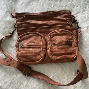 Leather crossbody bag